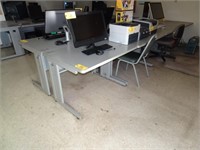 (18) 42" x 30" Work Station Desks