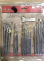 16 piece industrial punch and chisel set