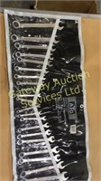 22 piece combination Wrench set