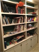 Contents on Right Side of Library Closet