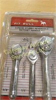 3 piece stubby ratchet set