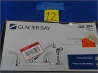 Glacier Bay kitchen faucet with side sprayer