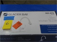 Glacier Bay Market pulldown kitchen faucet White