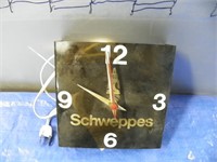 Schweppes Elec clock