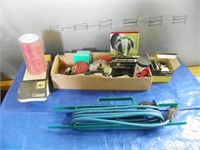 Qty of tire repair supplies & extension cord