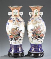Pair of Japanese vases.