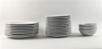 Oneida White Dinnerware (27 pieces)