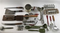 Huge Group of Vintage Kitchen Utensils / Tools