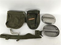 WWII US Army Field Gear, Canteen, Mess Kit + More