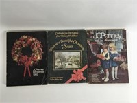 JC Penny and Sears Christmas Catalogs (3), ca. 198