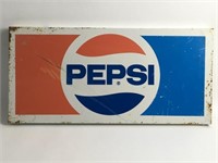 Vintage Pepsi Sign, Steel