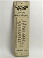 "Jack Smith Ditching" Advertising Thermometer, Gar