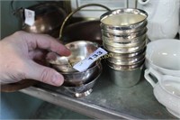 SILVERPLATED SAUCE CUPS