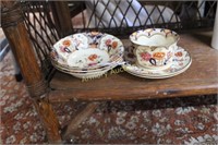 MADE IN ENGLAND FLORAL DECORATED CUP - BOWLS -