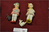 2 victorian bisque dolls