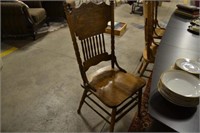 Set of 8 pressback chairs