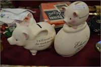 2 new piggy banks