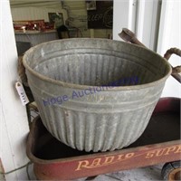 Galvanized bushel Basket