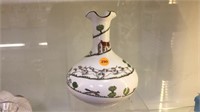 STAFFORDSHIRE - HAND PAINTED VASE
