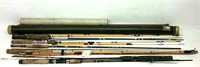 (6) Fly Rods & (3) Cases