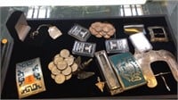 TRAY OF MISC. SILVER ITEMS