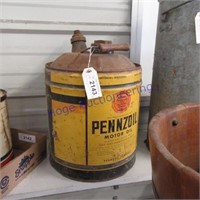 4 gal Pennzoil can