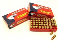 (2) Boxes American Eagle 9mm Ammo