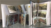 2 BINDER OF VINTAGE POSTCARDS