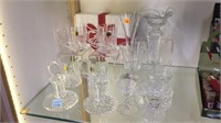 13 PC CRYSTAL & GLASS LOT