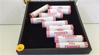 10 ROLLS OF WHEAT PENNIES