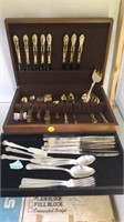CHEST OF FLATWARE & MORE