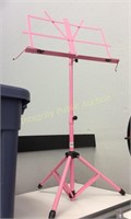 Adjustable pink music stand