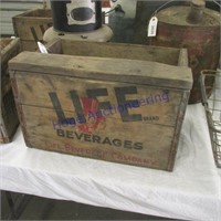 Life Beverages wood box
