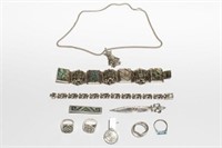 Silver Jewelry, incl. Vintage Taxco Mexican