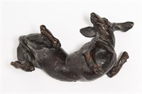 Joy Beckner (American, 20/21 C.)- Bronze Dachshund