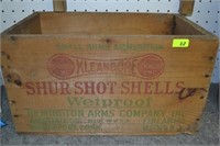 Vintage Wood Ammo Box