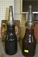 Choice Vintage Oil Bottles & Spouts