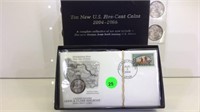 TEN NEW U.S. 5-CENT COINS - FIRST DAY COVERS