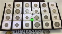 24 PC SILVER COIN LOT