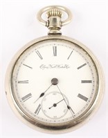 ELGIN NAT'L WATCH CO. SILVER PLATED POCKET WATCH