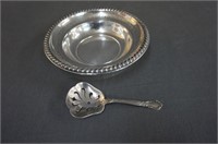 Rogers Sterling Silver 6" Bon Bon and Server Spoon