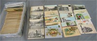 Box Lot of Postcards & Tradecards.