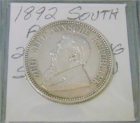 1892 South Africa 2-1/2 Shilling