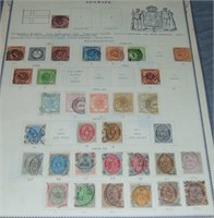 19th Century Denmark Stamp Lot