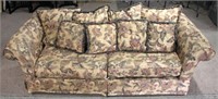 CREAM FLORAL MOTIF COUCH