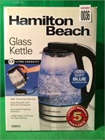 HAMILTON BEACH GLASS KETTLE