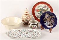 MIXED PORCELAIN ITEMS--BOWL, PLATE, PLATTER