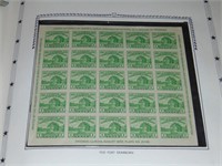 US Plate Block Stamp Album