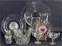 Collection Of Heisey Glassware