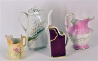 Collection Of Pottery Pitchers